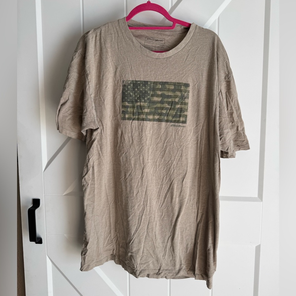 Eddie Bauer Beige Graphic Tee
